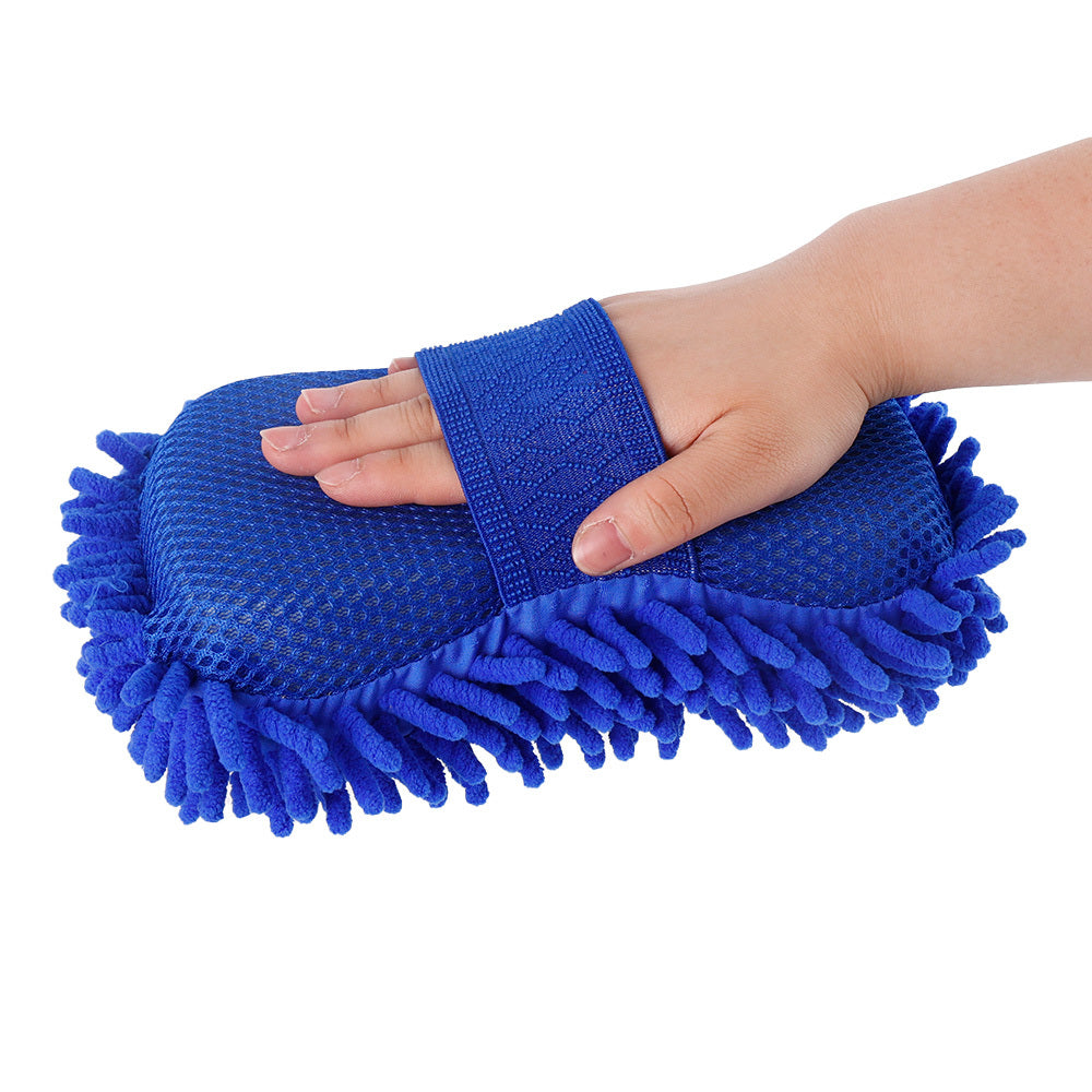 Car Motorcycle Washing Sponge Brush Soft Chenille Microfiber For Car Body Cleaning Water Absorbtion Sponge Brushes Detailing Washer araiparadise