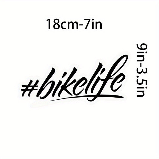 Bike Life Vinyl Decal Car Sticker Creative Fashion Car Accessories Vinyl Car Decal araiparadise